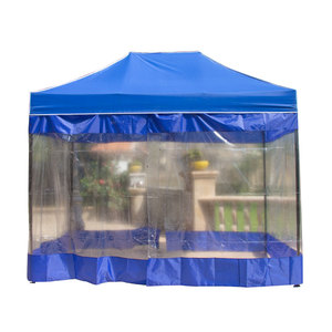 Customizable 4-Sided 2x2m Outdoor Waterproof <strong>Double</strong> <strong>Layer</strong> Folding Tent <strong>Pop</strong>-<strong>up</strong> Gazebo Steel Frame Exhibition Clothes Trade - Product Image 3