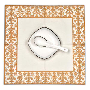 SENWEN Azul Flor Guardanapos Mesa Decorações Polpa De Madeira Virgem Eco-friendly Estilo Chinês Descartável Jantar Serviettes - Product Image 6