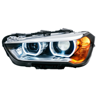 Adapté aux nouveaux modèles BMW X1 F48 F49 2016-2019, modification de l'ensemble de phares, lentille LED, Angel Eye, feux de jour, clignotants