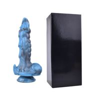 Delove Alien Gode Vibrateur Produits pour adultes Vibration télescopique à 8 fréquences Chauffage Masturbation féminine Jouet Alien Gode Vibrateur