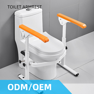 מעקה אסלה מתקפל ומתכוונן, מוט תמיכה לבטיחות קשישים, מעקה אמבטיה, סיוע לאסלה לישיבה ועמידה בבית - Product Image 2