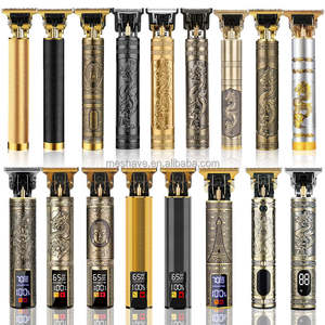 Nueva Máquina Recortadora de Pelo Eléctrica Recargable 0mm para Hombre Barbería con Pantalla LCD Dorada Afeitadora y Cortadora Inalámbrica - Product Image 2