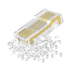 Connecteur transducteur double <span class=keywords><strong>RJ45</strong></span> XL-702, convertisseur de fréquence, prise 26 mm à angle droit pour mâle vers mâle modulaire - Product Image 2