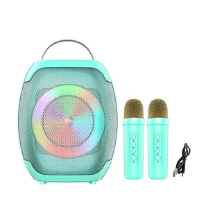 SING-E jqs403 loa thời trang với Macaron màu Micro không dây tùy chỉnh karaoke loa