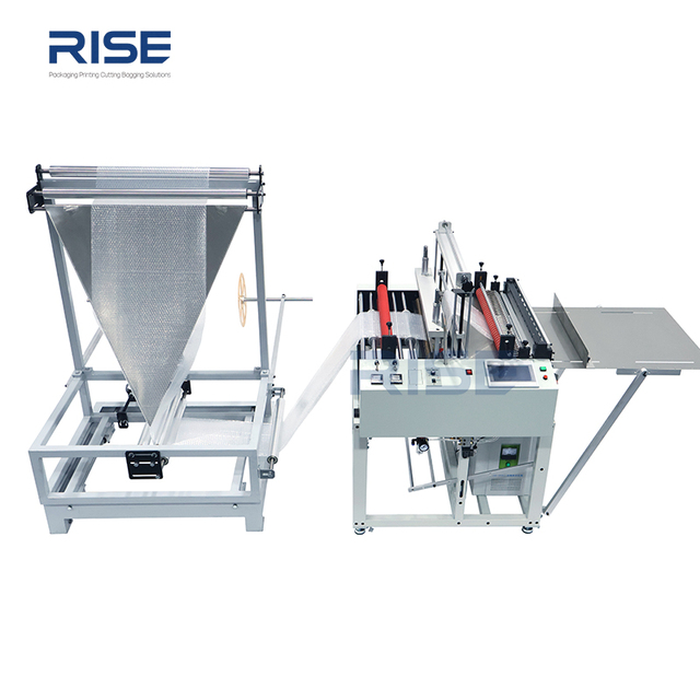RS-600TD Full Automatic Air Bubble Wrap Bag Making Machine With Folding Frame