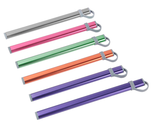 Custodia per bacchette in alluminio e titanio, design classico, pronta per l'incisione, accessorio per stoviglie da campeggio all'aperto - Product Image 2