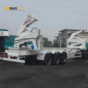 Tri-Axles Side Lifter Crane Semi-reboque Caminhão 37 Ton 20ft 40ft Container Side Loader <span class=keywords><strong>Swing</strong></span> <span class=keywords><strong>Lift</strong></span> Trailer para venda - Product Image 4
