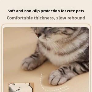 Haustier-Bodenmatte Wasserdicht Urinbeständig Rutschfeste Hundematte Welpen-Katzen-Teppich Leicht zu Reinigen Cartoon-Animations-Design - Product Image 3