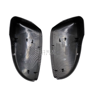 Couvercle de rétroviseur en Fiber de carbone, pour Volkswagen Sagitar Magotan B7 Passat CC Beetle Scirocco, ensemble complet en matériau ABS - Product Image 4