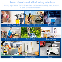 Batería Recargable de Litio de 3.7V 18500, 2200mah, Celda de Batería de Iones de Litio Cilíndrica, Paquete de Litio Personalizado para Drones, Herramientas Eléctricas y Automóviles