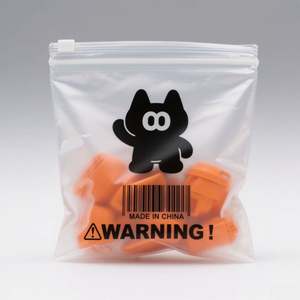 Free Personalized Custom Printing Brand Logo Poly Eva Frosted Zip <b>Lock</b> Packaging Bag <b>for</b> Clothing - Product Image 4