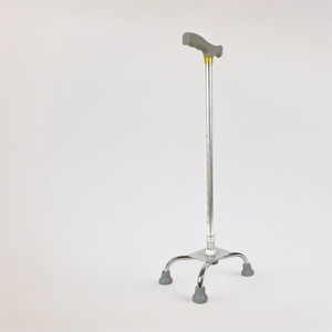Bastón de Aluminio Connor con Cuatro Puntas, Altura Ajustable, Telescópico y Ligero, Ayuda para Caminar - Product Image 1