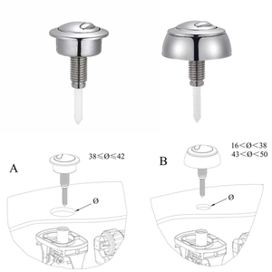 T2236 kép <span class=keywords><strong>Flush</strong></span> nhà vệ sinh nút tương thích với Optima 49 nhà vệ sinh kép <span class=keywords><strong>Flush</strong></span> nút - Product Image 2