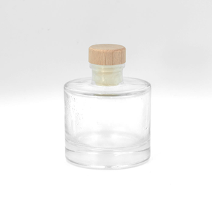 Botol parfum cetakan layar transparan kaca <span class=keywords><strong>Diffuser</strong></span> Reed <span class=keywords><strong>Mini</strong></span> 50ml kustom dengan kemasan kotak - Product Image 1