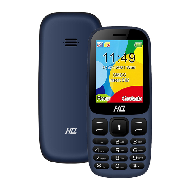 China Low Price Dual SIM Mobile Phone with 2G Feature Spanish German & French Operating Languages