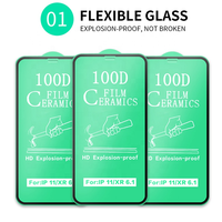 Protection d'écran en verre trempé flexible céramique 9H 100D pour Xiaomi Redmi Note 11T Pro+ 11