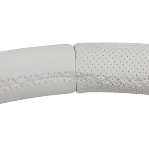 Volant en cuir pleine fleur blanc pour C-class W205 CLS W218 GLA45 CL W216 C216 CL500 CL550 <span class=keywords><strong>CL55</strong></span> CL63 C43 C63 <span class=keywords><strong>AMG</strong></span> - Product Image 4