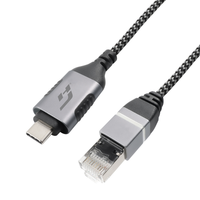 Cable Ethernet de 1Gbps a RJ45 conectado directamente, cable convertidor de red Gigabit USB 3,1 C a LAN, USB a LAN