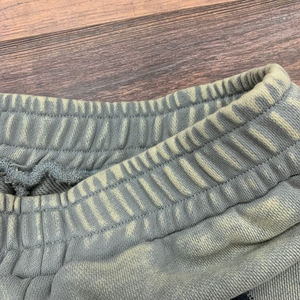 Vente en gros de pantalon de survêtement en coton éponge délavé à l'acide pour femmes broderie unie pantalon de jogging décontracté et lourd pour femmes - Product Image 3