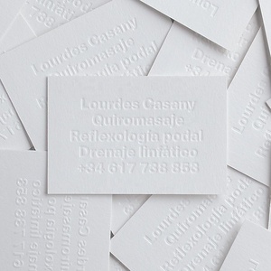 Biglietti da Visita di Lusso Personalizzati 9*5.4 con Logo Personalizzato, Stampa a Caldo in Lamina di Rame, Carta Texturizzata per Design d'Interni - Product Image 3