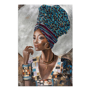 <span class=keywords><strong>Peinture</strong></span> sur toile abstraite de fille africaine <span class=keywords><strong>en</strong></span> aquarelle, affiches d'art personnalisées durables, impressions modernes, style portrait, décoration de salon, <span class=keywords><strong>femme</strong></span> - Product Image 4
