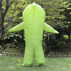 Costume gonflable de requin vert à grande bouche pour adulte, idéal pour les spectacles sur scène, déguisement amusant pour la famille, vêtements gonflables de requin - Product Image 6