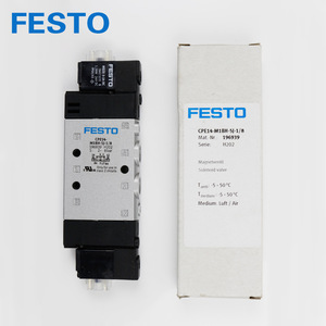 Vanne solénoïde Festo CPE18-M1H-3GLS-1/4 24V DC à montage sur panneau pour contrôle industriel de l'air - Product Image 4