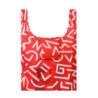 Offre Spéciale japon en stock grand 190T fleur tissu portable lanière polyester supermarché eco sac pliant stockage sac à provisions