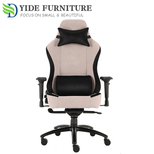 Silla Gamer Argentina de <span class=keywords><strong>Tela</strong></span> Blanca Cremosa Barata de Perú, la Mejor Silla para Gamers en Oferta - Product Image 4