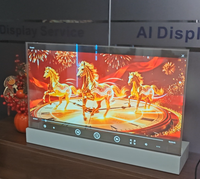 Monitor de Pantalla OLED Transparente de 30 Pulgadas, Soporte de Exhibición de Señalización Digital con Revestimiento AR y Punto de Acceso WiFi para Uso en Interiores