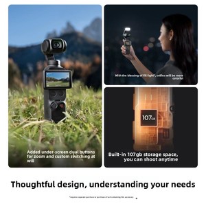 กล้อง Pocket 4 PTZ ป้องกันการสั่นไหว ถ่ายวิดีโอ 4K HD Vlog ได้อย่างน่าทึ่ง พร้อมความคมชัดระดับ HD เทคโนโลยีป้องกันการสั่นไหว - Product Image 3