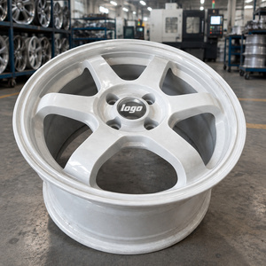 ล้อฟอร์จ NJQS RAYS TE37 สีขาว ขอบอัลลอย 16-22 นิ้ว 5x112 5x114.3 สำหรับ BMW M2 M3 M4 Lexus ES350 F Sport <span class=keywords><strong>Genesis</strong></span> G80 Kia K900 - Product Image 4