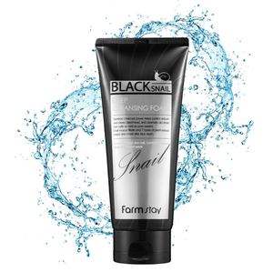FARMSTAY BLACK SNAIL DEEP CLEANSING FOAM Nettoyant visage à l'extrait d'escargot, hydratant, bienfaits nutritionnels, pour tous types de peaux, taille standard - Product Image 3