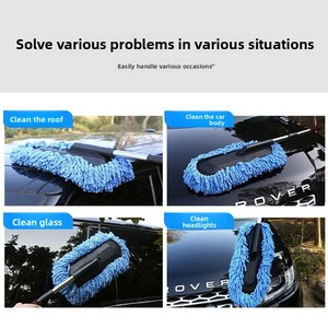 Mopa para Lavado de Autos, Herramienta Mágica para Limpieza de Autos, Cepillo Especial para Autos, Removedor de Polvo, Elimina la Suciedad, Protege la Fibra del Vehículo - Product Image 2