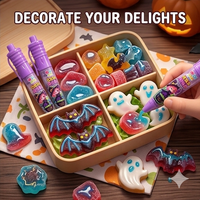 Stylo Magique de Sorcière - Bonbons Liquides - Sirop Gommeux Fantaisie DIY pour Halloween - Vente en Gros de Confiserie pour Détaillants - Approvisionnement Direct Usine