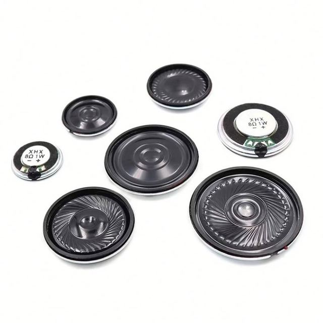 20/23/26/28/30/32/36/40/45/50MM Speaker 8 Ohm 1 Watt Iron Shell Inner Magnetic Ultra-thin Speaker