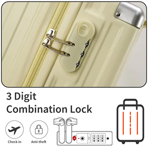 Maleta Rígida ABS Ligera y Duradera con Ruedas Giratorias, Portavasos y Puerto de Carga USB para Viajes, Precio Económico, Ideal para Regalo - Product Image 5