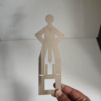 Support à saucisses amusant en forme humaine avec logo personnalisé, en acier inoxydable, pour barbecue, stand à hot-dogs, autres outils