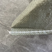 Paquet Jane moins cher vert pp tissé sac poubelle de sable vert militaire