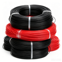 Cable Cat6 12AWG para Drones, Cableado de Alimentación Rojo y Negro, Par de Silicona AGR para Conexión de ESC y FC