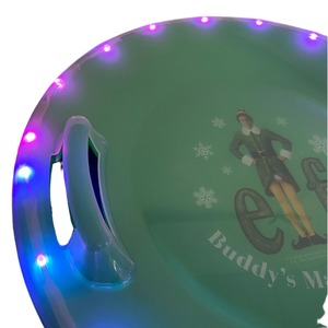 Elf Buddy's Magic Saucer Led Light Up Snow Sledding Disc For Kids And Adults Outdoor Winter Fun Toy - Product Image 3