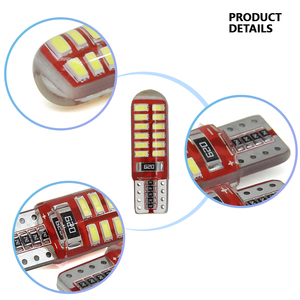 Silica Gel LED Bulb Không Thấm Nước Canbus <span class=keywords><strong>T10</strong></span> Led 10 Wát LED Bulb 194 W5W 168 3014 24smd Bóng Đèn Led <span class=keywords><strong>T10</strong></span> Hệ Thống Chiếu Sáng Tự Động - Product Image 3