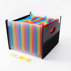 Organizador de Documentos Tipo Acordeón, Personalizable, Portátil, de Plástico, Expandible, para Escritorio - Product Image 1