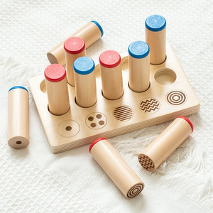 Juguetes Montessori, tubo de <span class=keywords><strong>tutor</strong></span>ía sensorial de madera, Sensor de sonido, material didáctico educativo, barra para <span class=keywords><strong>tutor</strong></span>ía sensorial - Product Image 2