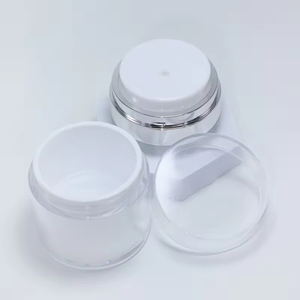 15/30/50g Airless Pump <b>Jar</b> <b>Empty</b> Acrylic Cream Bottle Refillable Cosmetic Easy to Use Container Portable Travel Makeup Tools - Product Image 6
