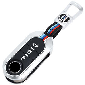 Usine en gros Offre Spéciale étui à clés de voiture en alliage de zinc pour <span class=keywords><strong>Fiat</strong></span> <span class=keywords><strong>500</strong></span> 500C 500L 500X Brava Ducato Fiorino Panda Stilo - Product Image 1
