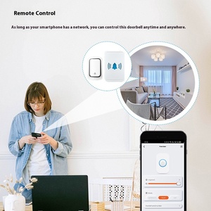 Tuya Wifi Điện Thế Hệ không dây chuông cửa nhà thông minh không thấm nước chuông cửa App điện tử điều khiển từ xa người gọi - Product Image 4