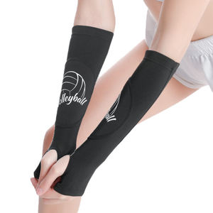 Manguito de compresión deportivo para brazo, con protección UV y efecto refrescante, estilo cubierto y soporte extendido para codo, para voleibol, béisbol y ciclismo - Product Image 5