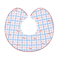 Nouveaux bavoirs pour bébé en pur coton style coréen 2026, 360 degrés, anti-vomissement, absorbants, bord roulé, rayés, hiver