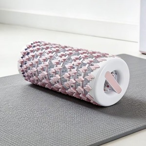 FLOWA Rouleau de massage en mousse rétractable personnalisé, rouleau de fitness <span class=keywords><strong>pliable</strong></span>, équipement de relaxation musculaire - Product Image 1